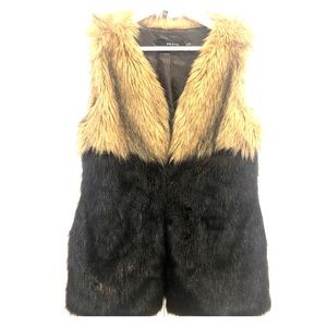 Ark & Co faux fur vest